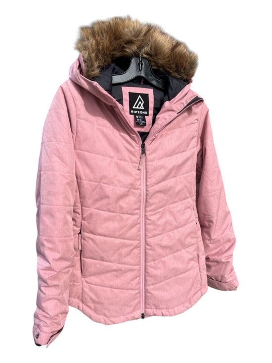 Ripzone Jackets & Blazers - Ripzone 5K Youth Large Winter Jacket Dusty Rose Faux Fur Fits Women SM Medium